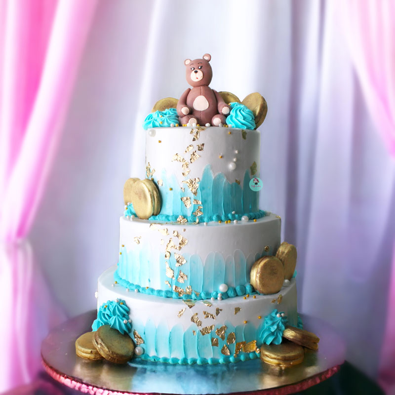 3-Tier-Teddy-Bear-Cake